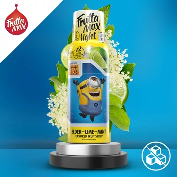 FruttaMax Gru 4 - Light Bodza-lime-menta ízű gyümölcsszörp