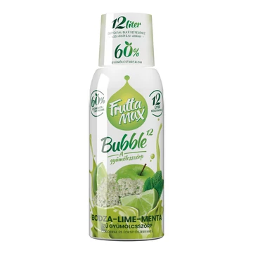 FruttaMax,gyümölcsszörp,bodza,lime,üdítő