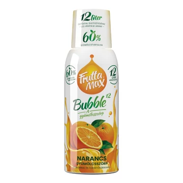 FruttaMax narancs gyümölcsszörp 0,5 literes palackban