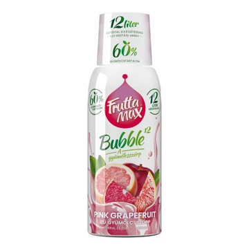 FruttaMax pink grapefruit ízű gyümölcsszörp 0,5 literes palackban