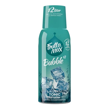 FruttaMax Bubble12 tonic ízű szörp 0,5 literes palackban