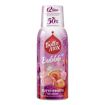 FruttaMax tutti-frutti ízű gyümölcsszörp 0,5 literes palackban