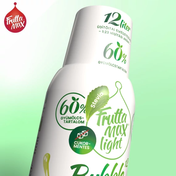 Light bodza-lime-menta ízű gyümölcsszörp