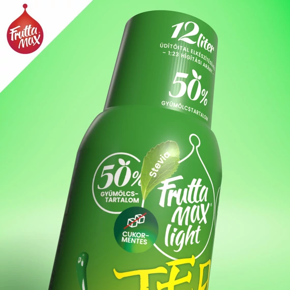 Light citromos-zöld tea ízű gyümölcsszörp