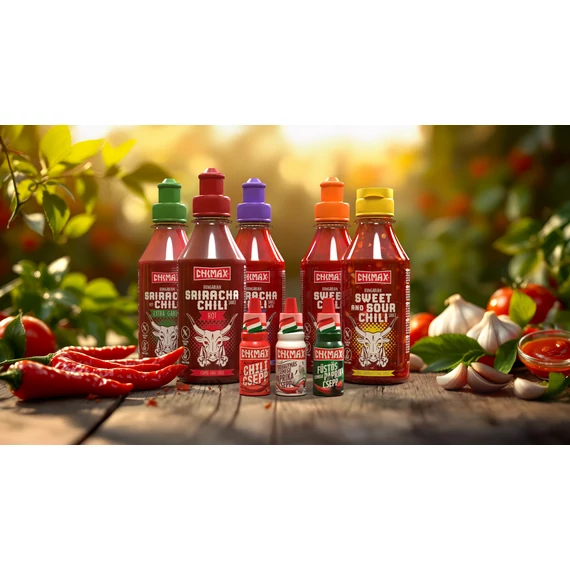 Chimax Sriracha chili szósz extra fokhagymával - 250 ml
