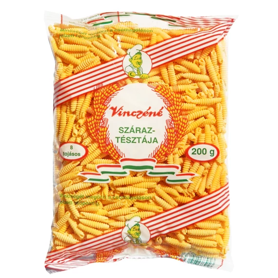 Vinczéné 4 tojásos csiga tészta