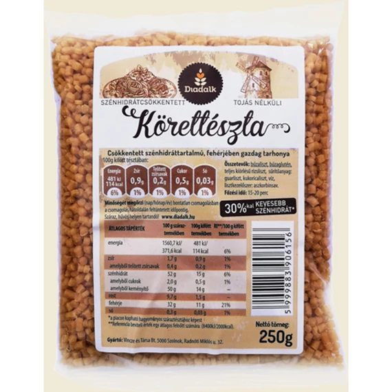 Diabetikus söréttarhonya