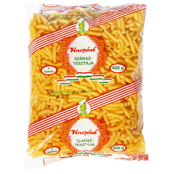 Vinczéné 4 tojásos rövid cső tészta